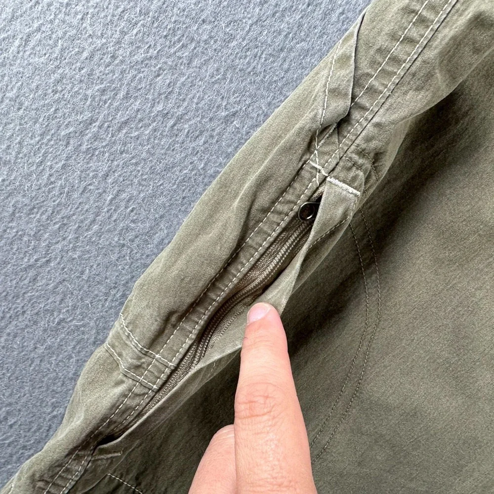 Kuhl Shorts Mens 40 Beige Cargo Cotton Nylon Blend Outdoor Work Hiking Camping - Picture 5 of 16